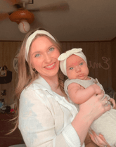White Mom Headband